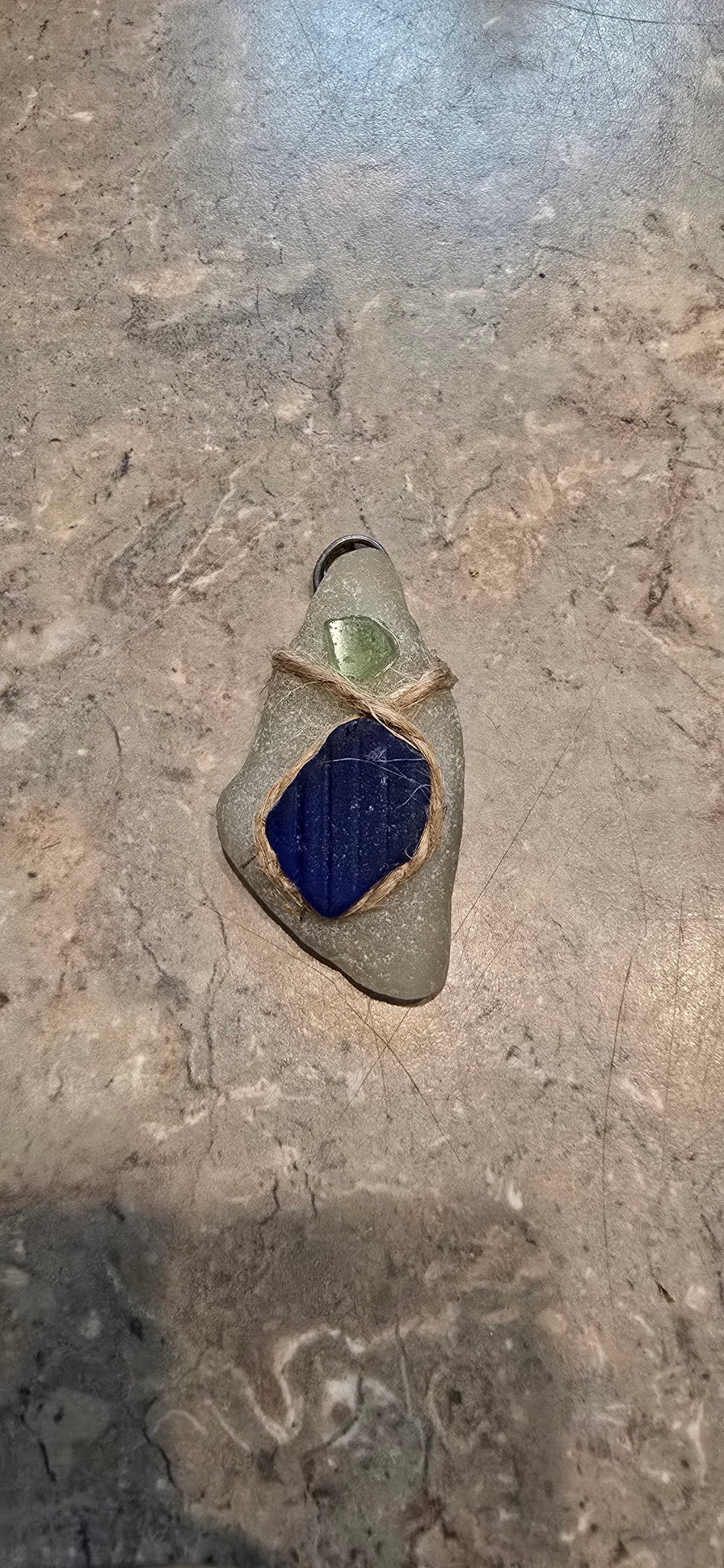 Mixed media necklace